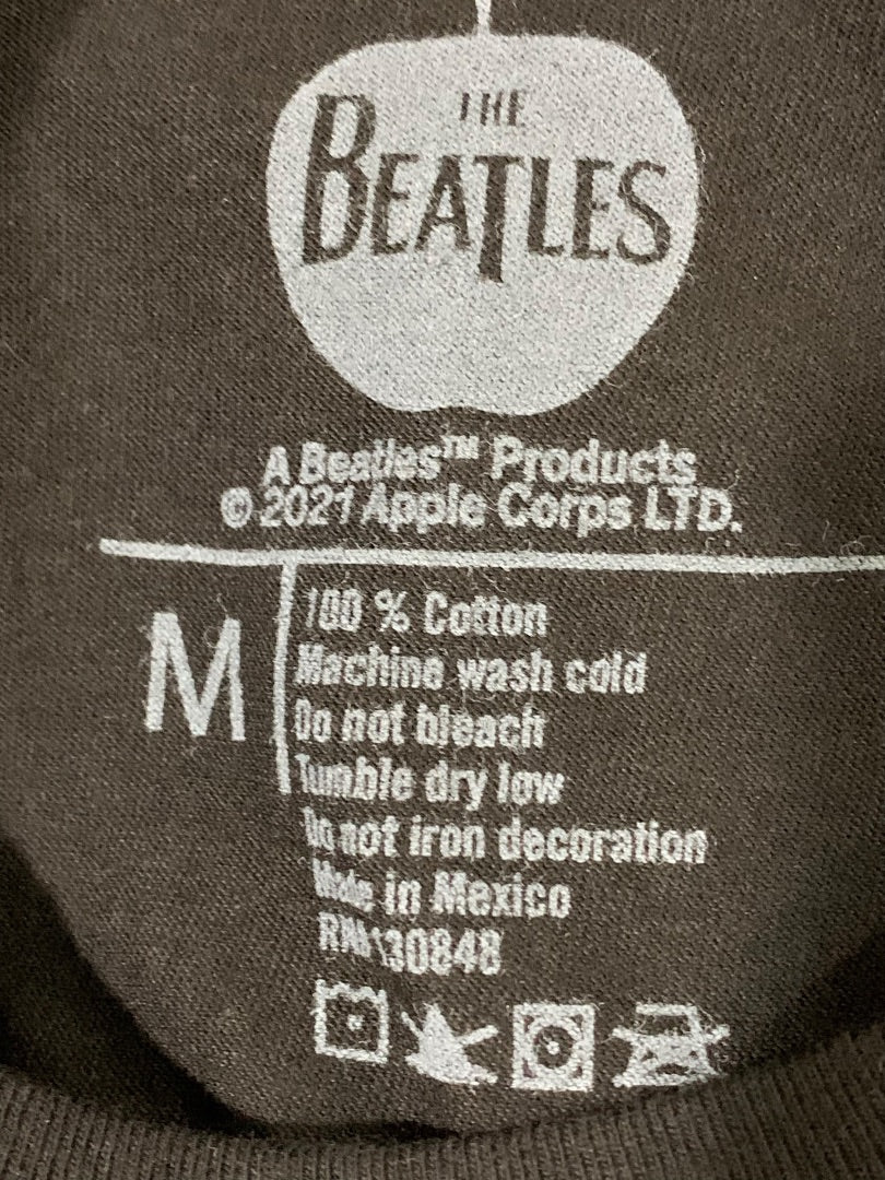 Medium The Beatles Black Short Sleeve Tshirt New Apple Brand