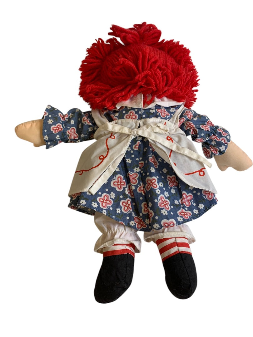 2002 Applause Hasbro Raggedy Ann Doll 15 Inch