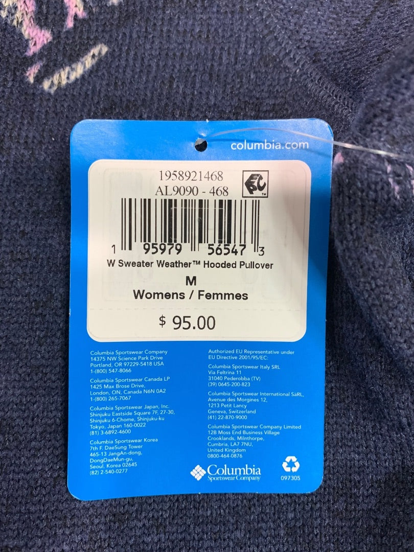Medium Columbia Womens New Sweater Weather Pullover Hoodie