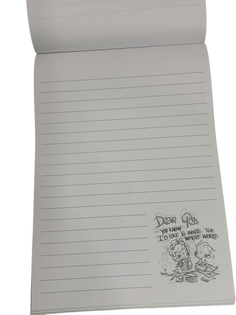 Set of 2 Vintage Lined Notepads "Dear God . . ." 5.5" x 8"
