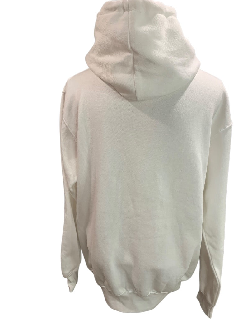 Medium Fashion Nova Womens Oversize Pullover Hoodie Sweatshirt White