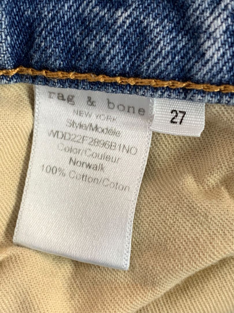 Size 27 Rag & Bone Womens Jeans Nina High-Rise Ankle Cigarette