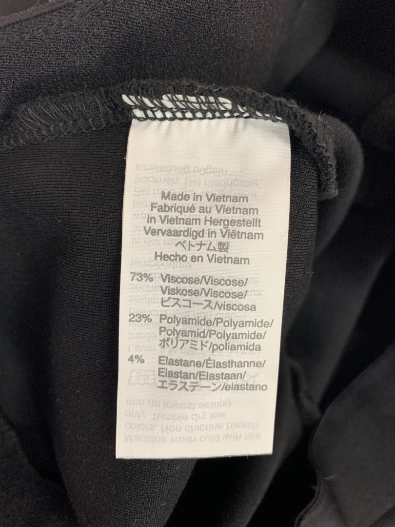 Size 2 J.Crew Womens Black Gigi Pants Size Zip Ponte Knit H4101