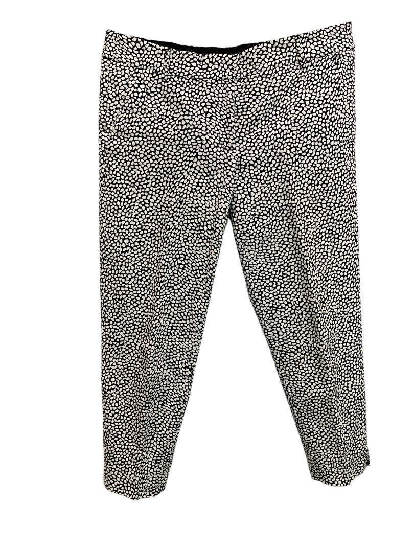 Size 14 Lane Bryant Womens Print Dress Pants The Modernist Collection 24" Inseam