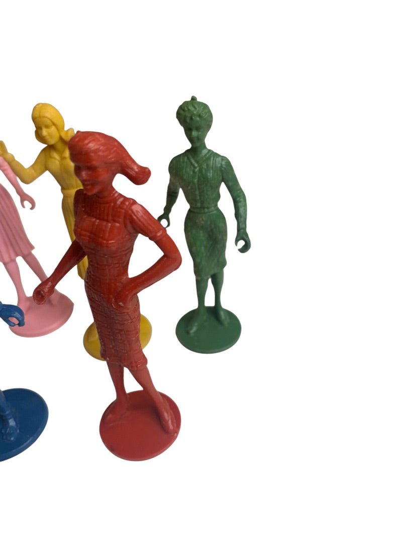 1950s Teenettes Figurines by MPC Set of 5 Multicolor 3.5 Inch