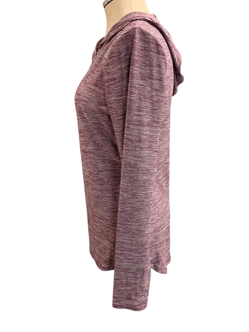 Large Reebok Womens Legend Hoodie Shirt Potent Purple Heather