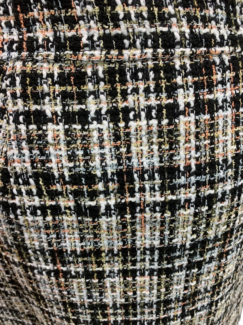 Size 2P Loft Petites Womens New Plaid Tweed Skirt Lined