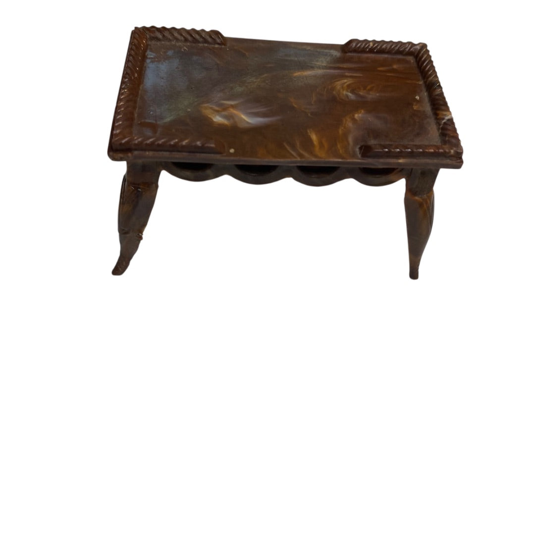 1950s Renewal Dollhouse Miniature Coffee Table 1:12 Scale Plastic