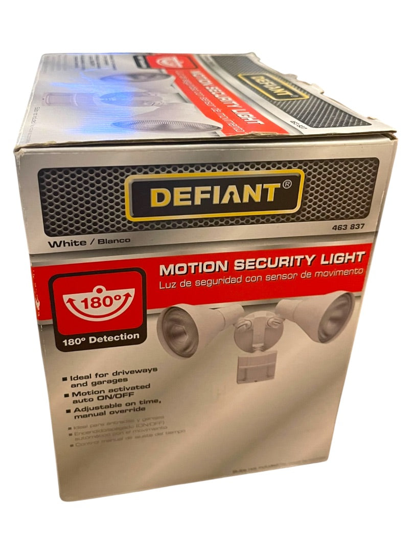 Defiant Motion Sensing Security Light Outdoor Sensors 180 463 837 White