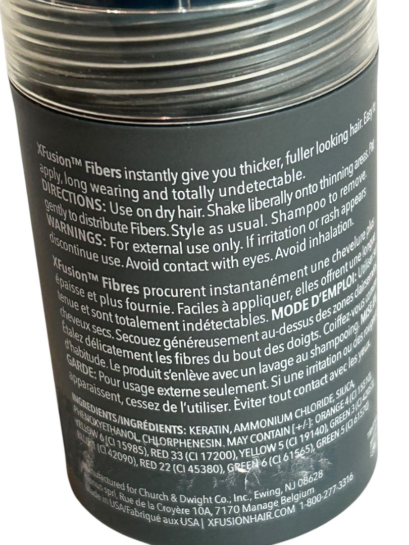 Xfusion Keratin Hair Fibers Light Brown Level 5 0.53oz 15ml