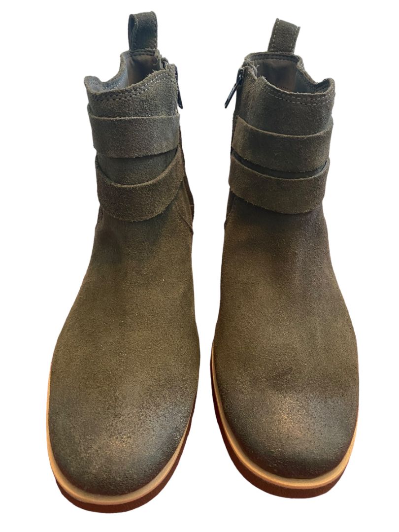 9.5 Ugg Womens Josefene Suede Ankle Booties olive Army Green NWOB