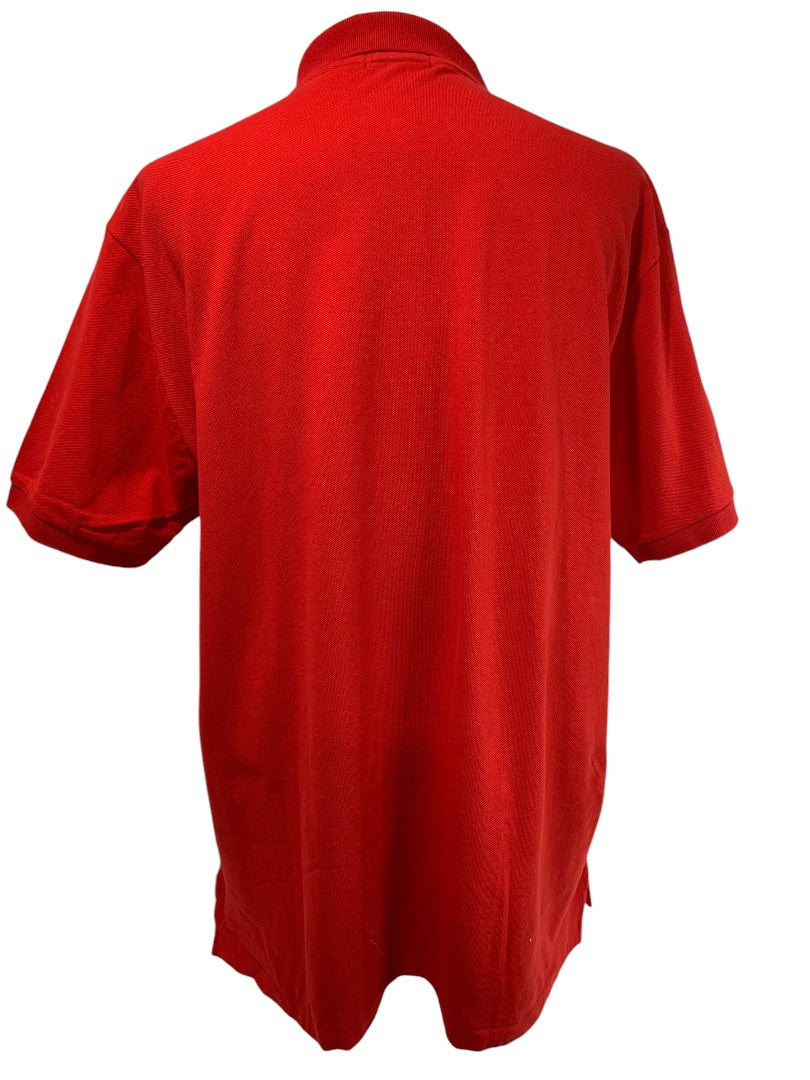 1XB Polo Ralph Lauren Red Mens New Big Golf Shirt