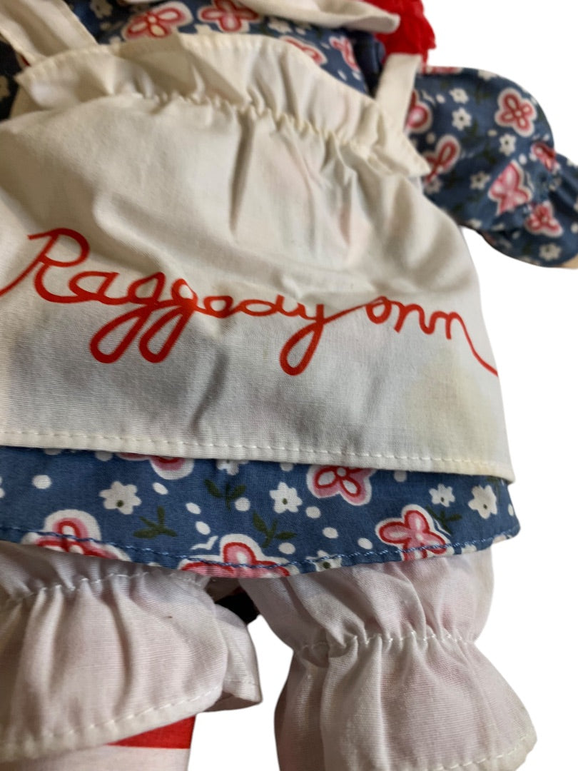 2002 Applause Hasbro Raggedy Ann Doll 15 Inch