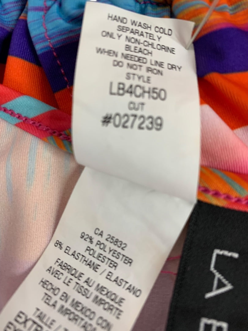 XL La Blanca Womens Swim Coverup Dress Blouson Style Multicolor