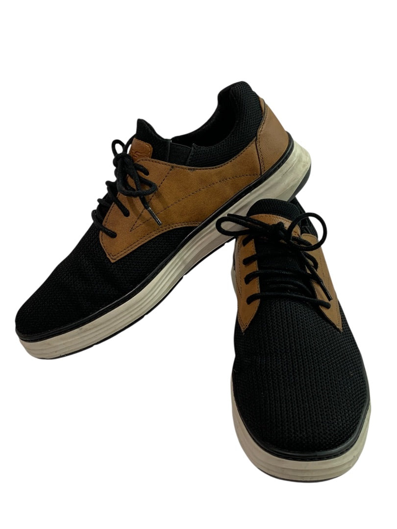 Size 10 Skechers Mens Stylish Moreno Sneaker Black Brown 204051