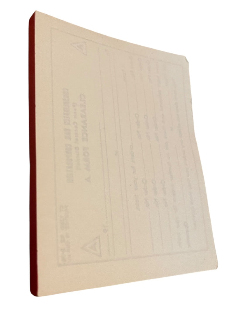 Consolidated Rail Corp Penn Central District Clearance Form A Pack