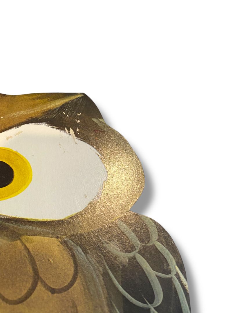 Vintage Cutout Owl Eureka USA Halloween Fall 10"