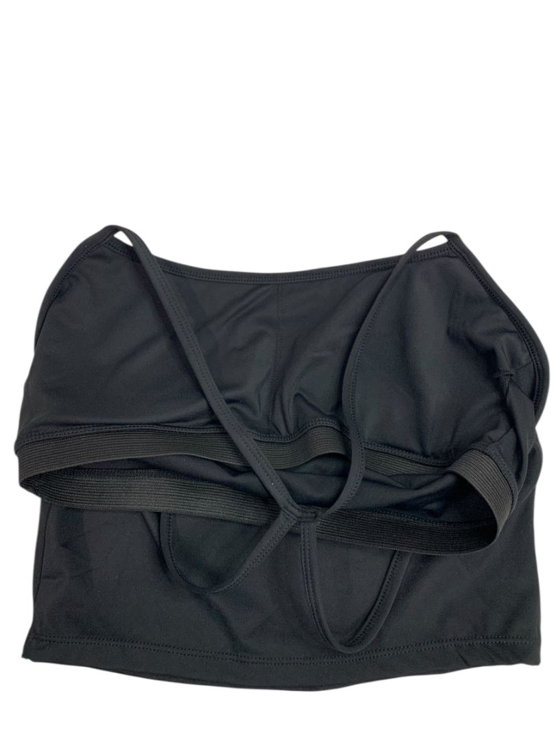 Small Long Line Black Built in Bra Light Support Camisole