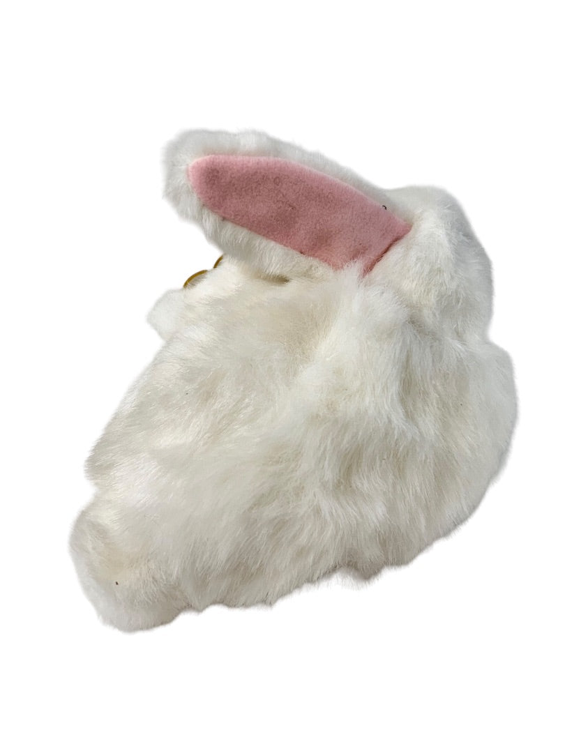 Ty Classic Nibbles Fluffy White Bunny 9 Inch Stuffed Toy 1993