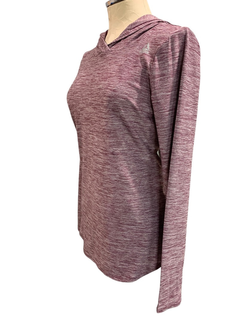 Large Reebok Womens Legend Hoodie Shirt Potent Purple Heather