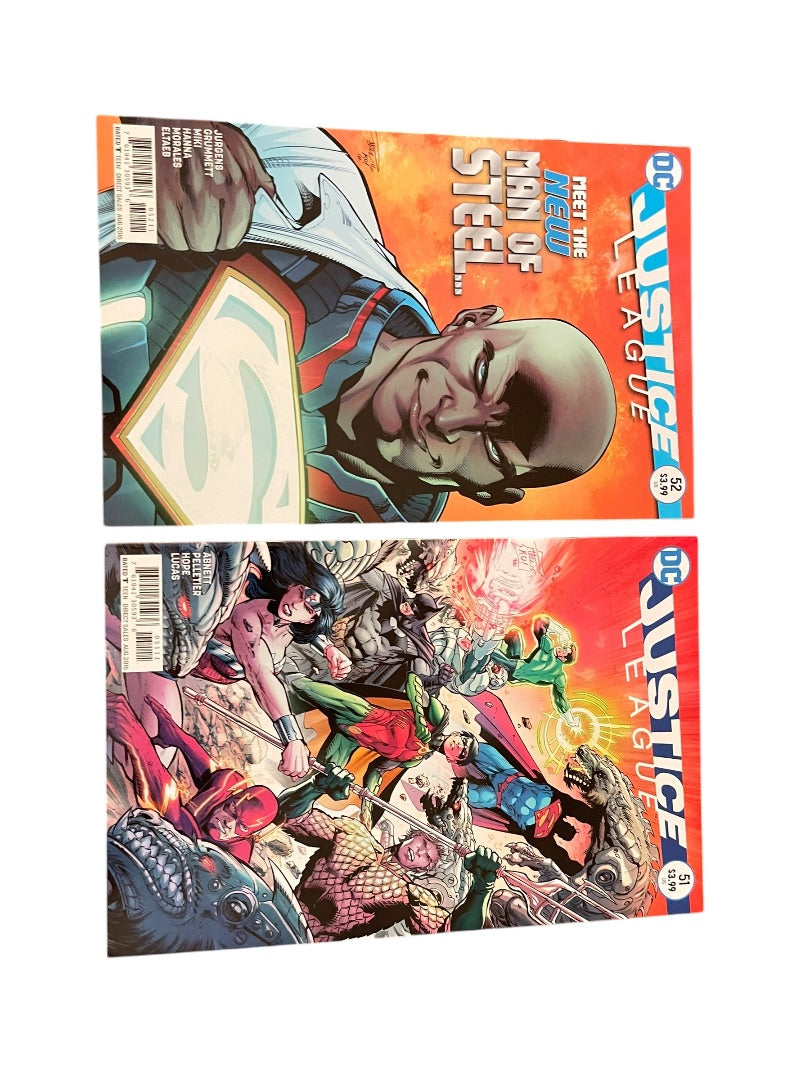 DC Justice League #51-52 Jurgens Grummett Abnett Pelletier