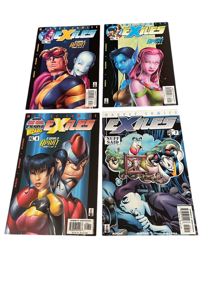 Marvel Exiles #1-10 Winick McKone McKenna