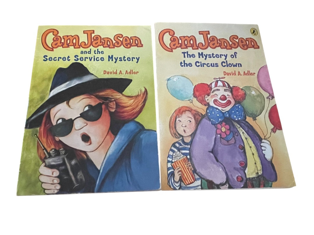 Set of 6 Cam Jansen Paperback Books Scholastic Puffin Mystery Adler