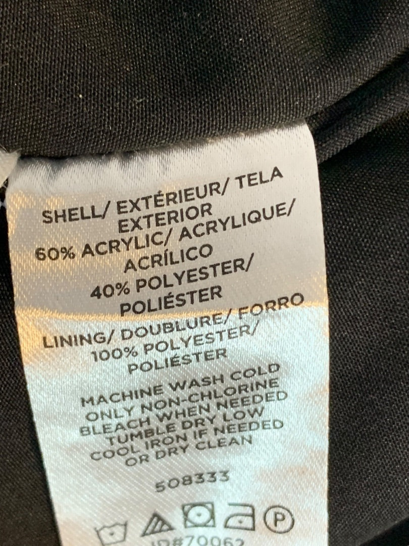 Size 6 Loft Tweed Faux Wrap Skirt Pink Blue White 19 Inch Length