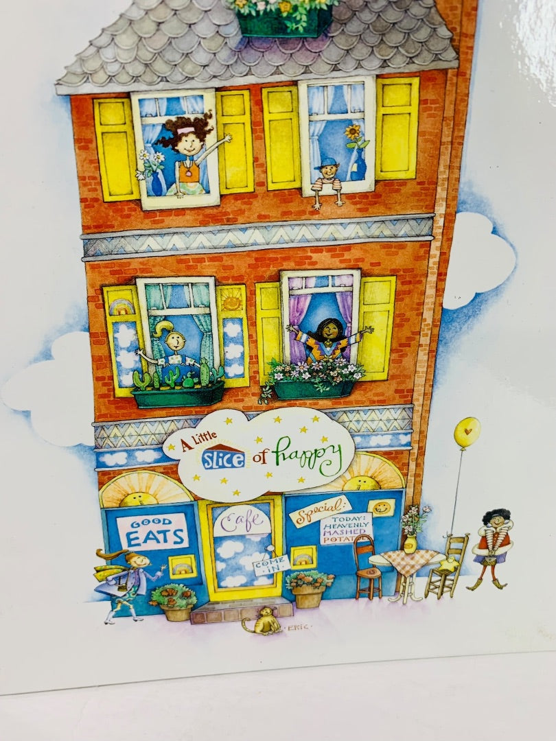 2002 Hallmark Greeting Card Organizer Binder A Little Slice of Happy