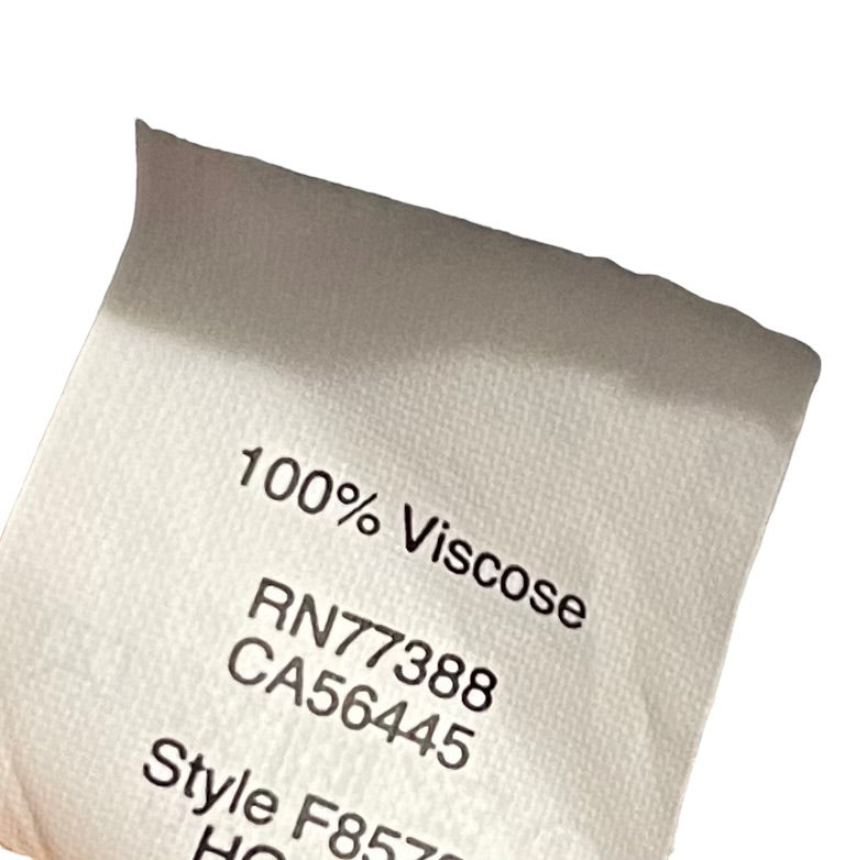 XS Madewell V-Neck Shift Dress Oversize Black White Plaid Lightweight