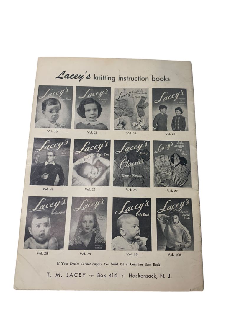 Lacey's Book of Classics for the Entire Family Volume 26 Vintage Knitting Book