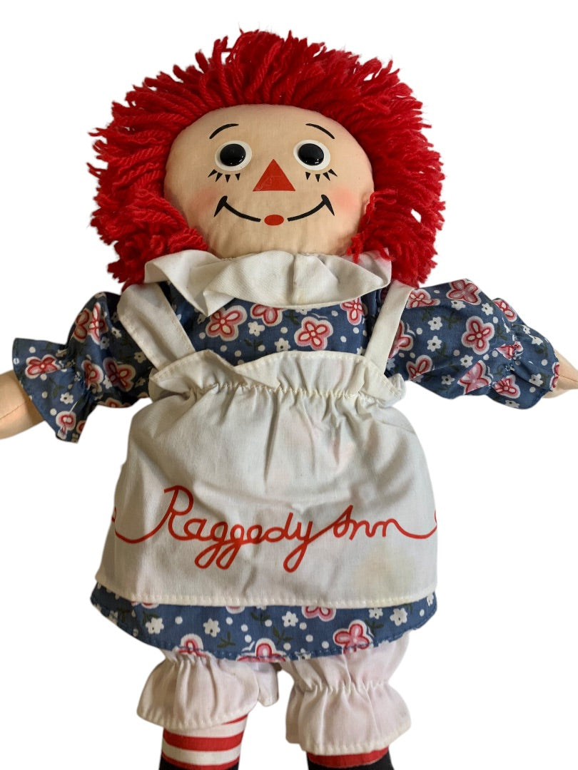 2002 Applause Hasbro Raggedy Ann Doll 15 Inch