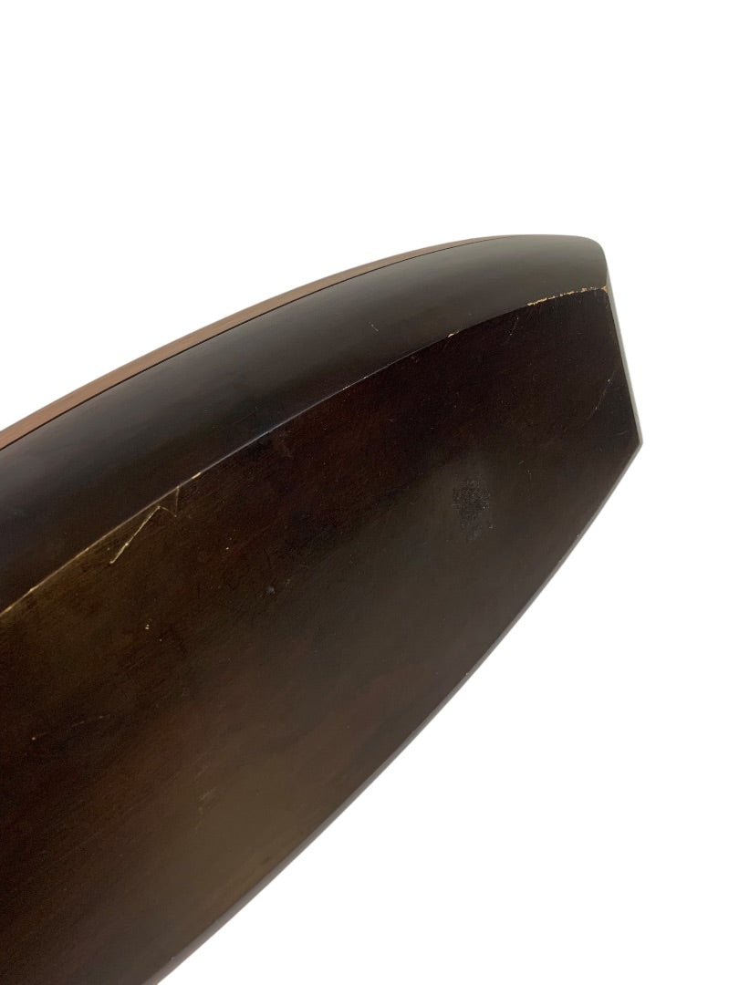 Large Wooden Trencher Bowl 24 Inches Long Farmhouse Decor
