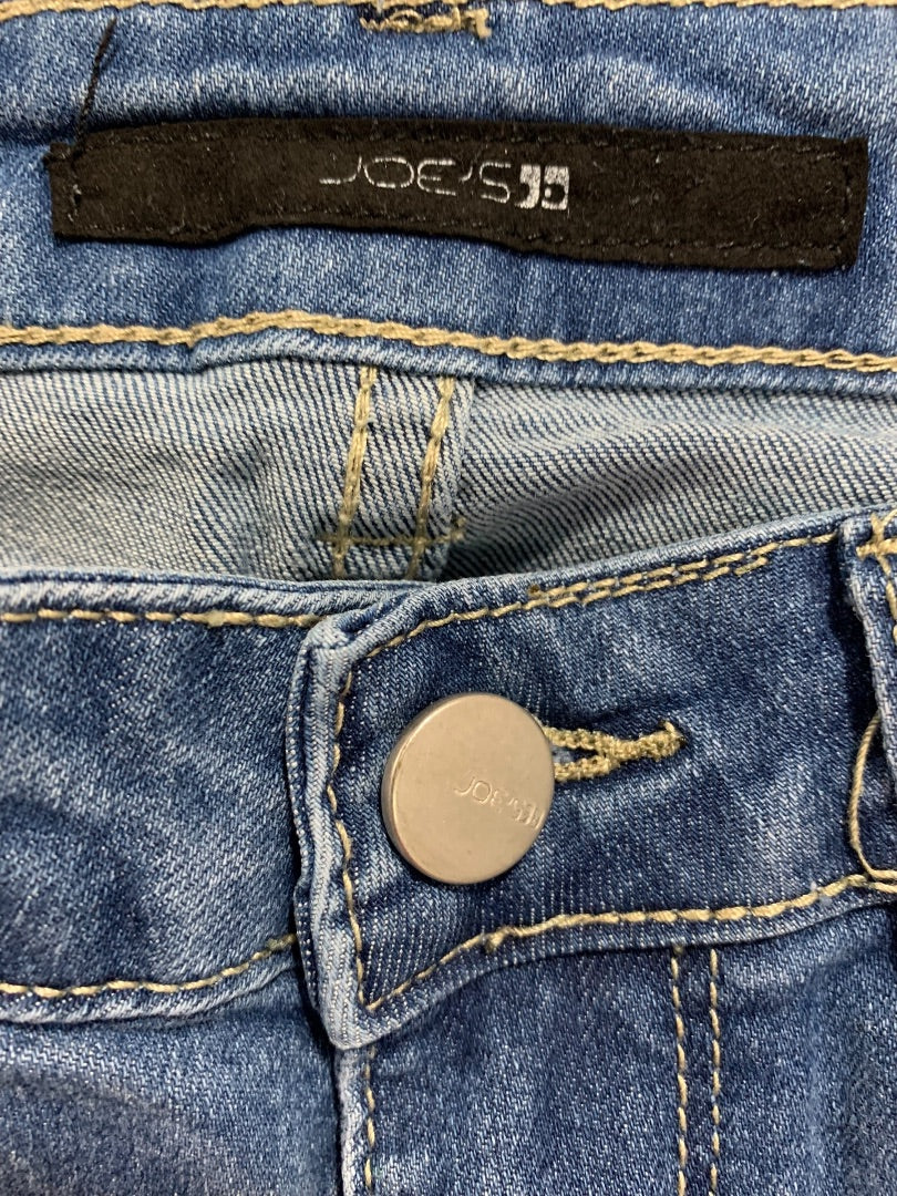 Size 14 Joes Jeans Girls Flare Leg Denim Frayed Hem Retro