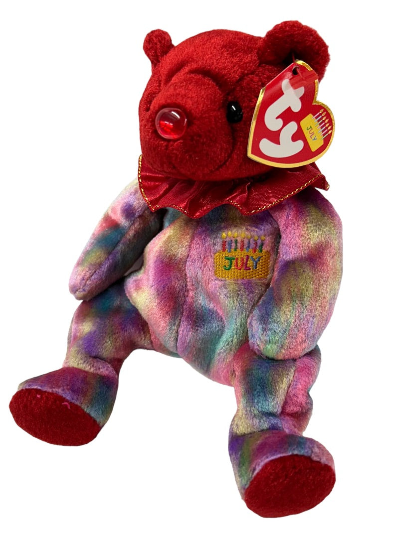 Ty Beanie Baby Original 2001 Ruby Bear Stuffed Animal Tags