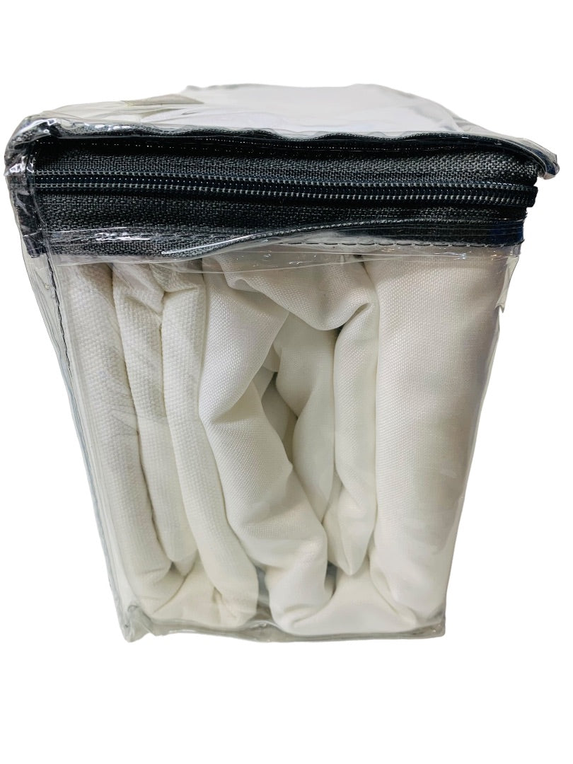 Croscill Lillith White Dove King Bed Skirt 79" X 82" + 15" Drop