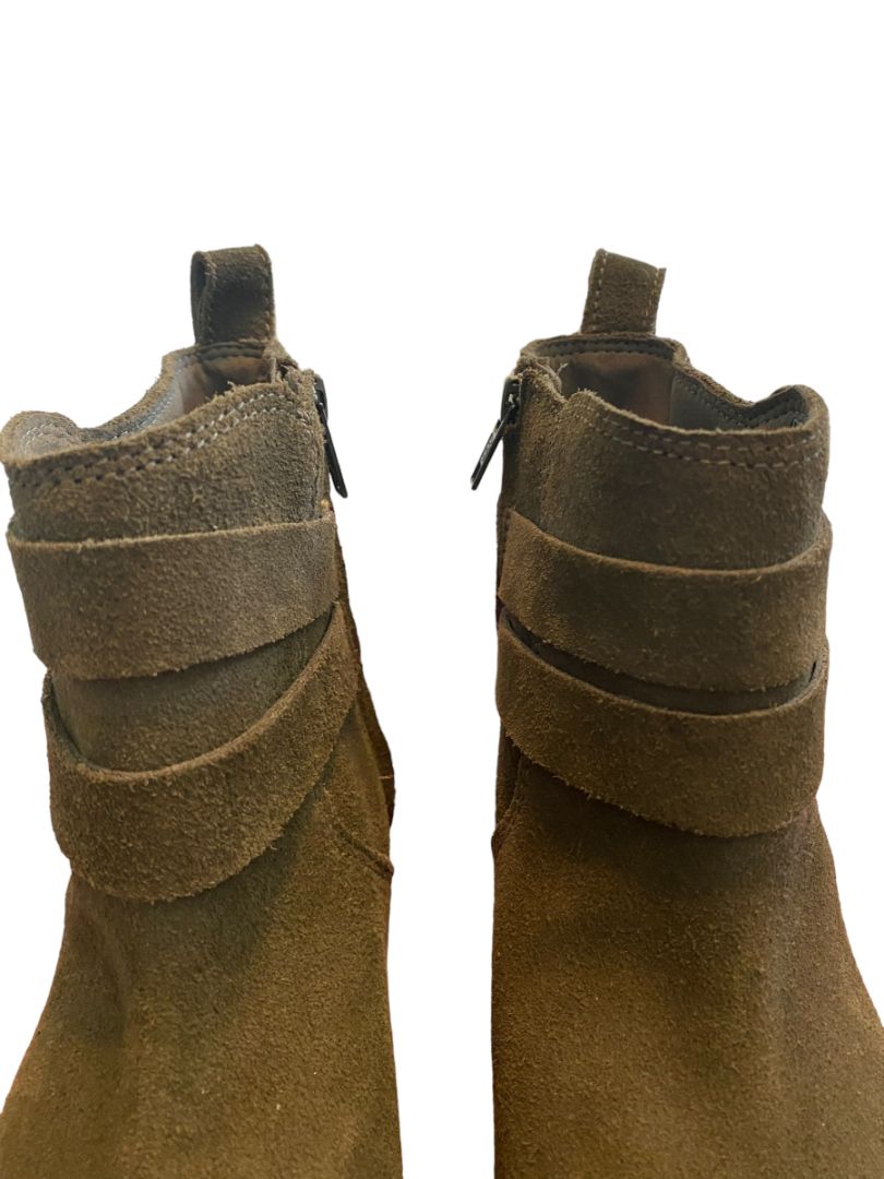 9.5 Ugg Womens Josefene Suede Ankle Booties olive Army Green NWOB