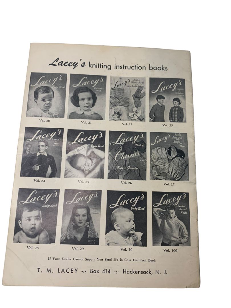Lacey's Book of Classics for the Entire Family Volume 26 Vintage Knitting Book