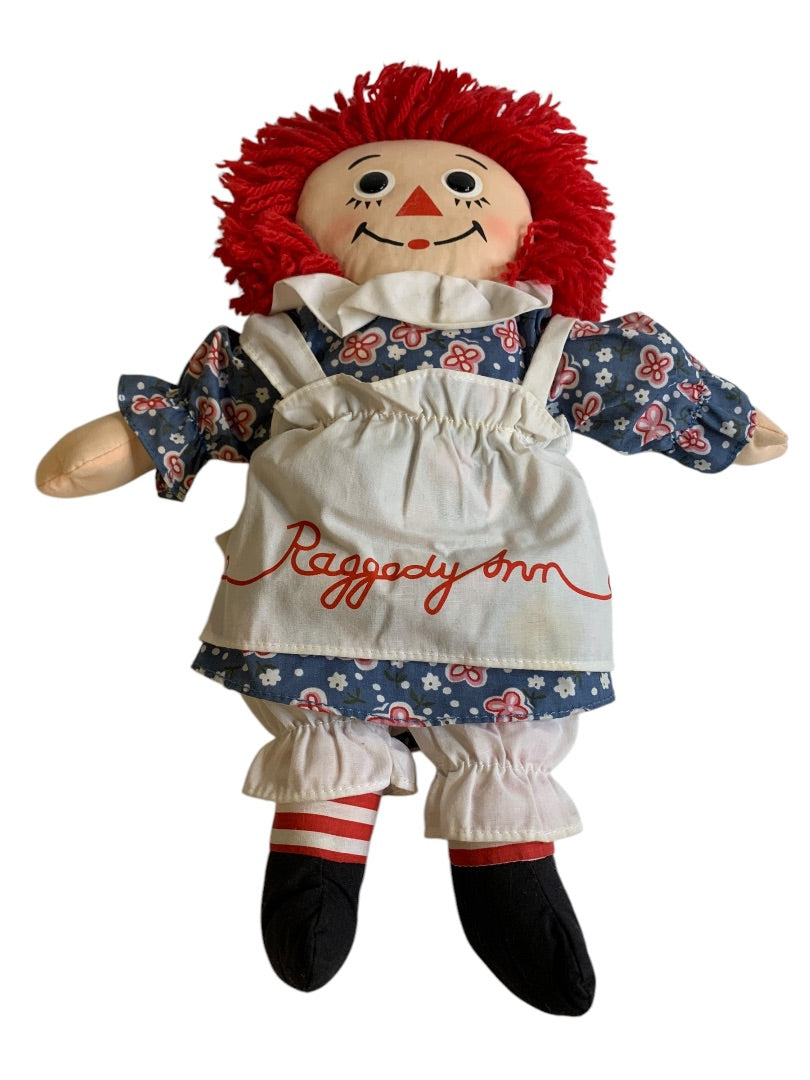 2002 Applause Hasbro Raggedy Ann Doll 15 Inch