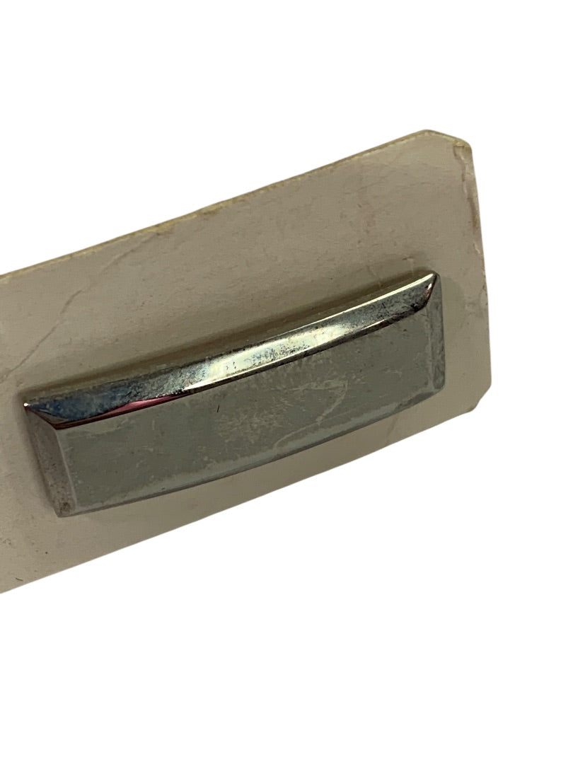 Vintage Silvertone Lapel Pin Bar Double Back Rectangle 1" x .4"