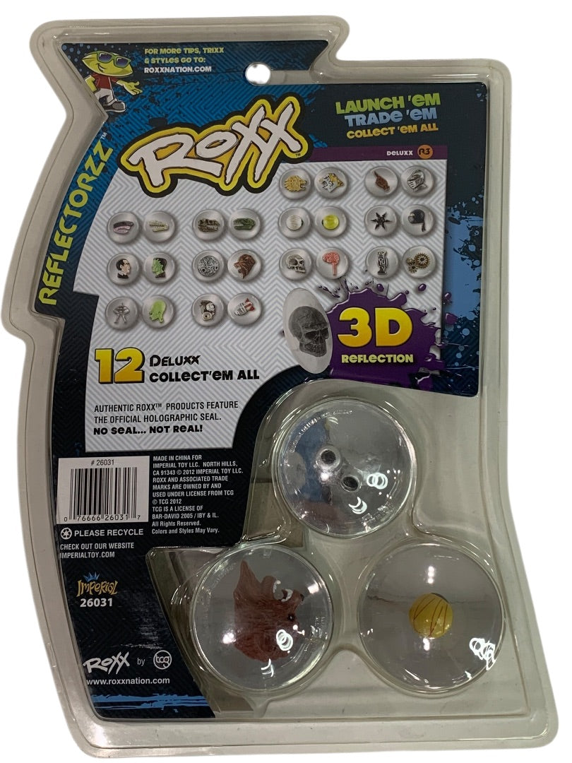 Roxx Reflectorzz New Cards Checklist 3D Reflection Rocket Eyeball Planet
