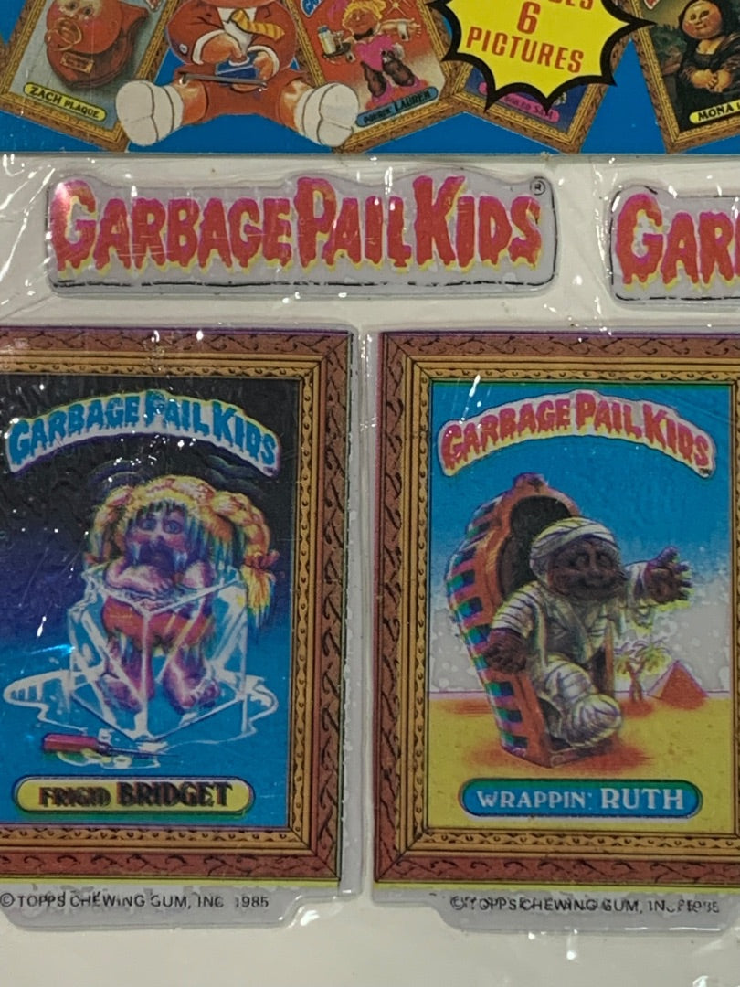 1986 Garbage Pail Kids Stick-On Pictures 6 Stickers Topps Item 7286