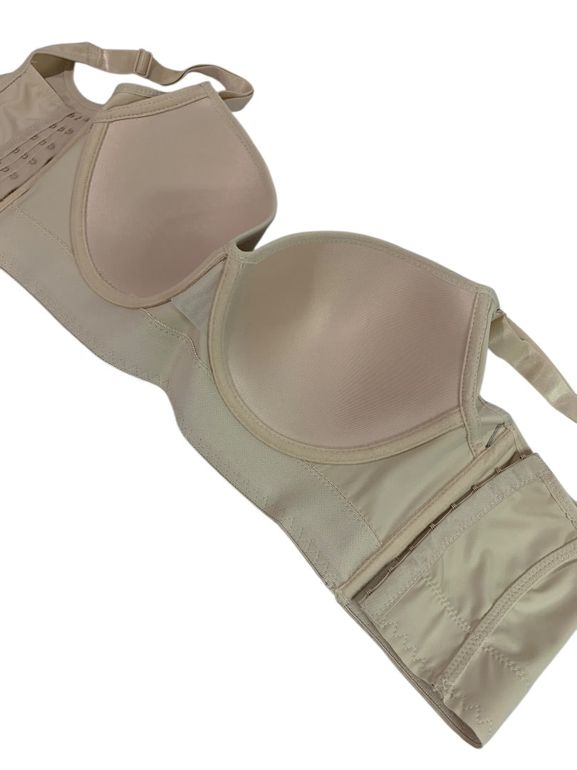 Size 40DD Underwire Tan Bra Full Coverage Support Padded Back Smoother
