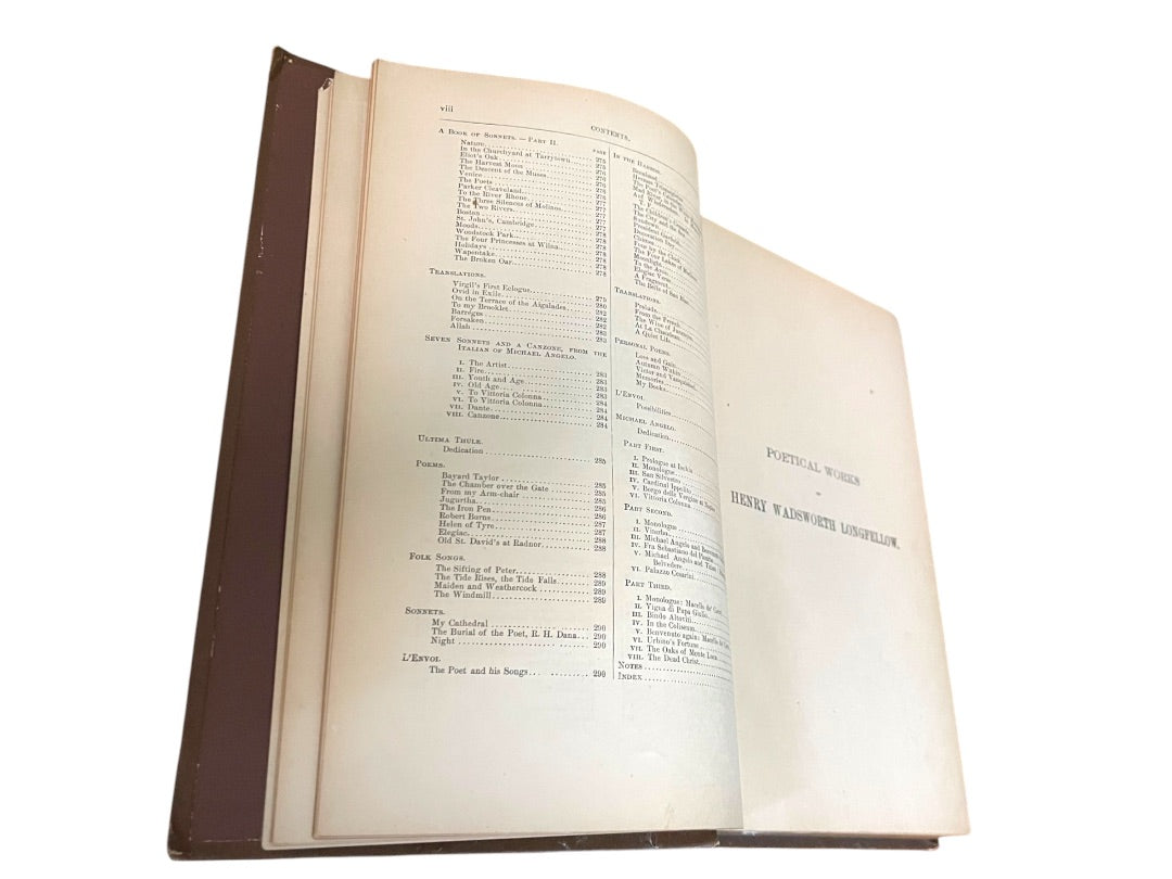 The Poetical Works of Henry Wadsworth Longfellow 1885
