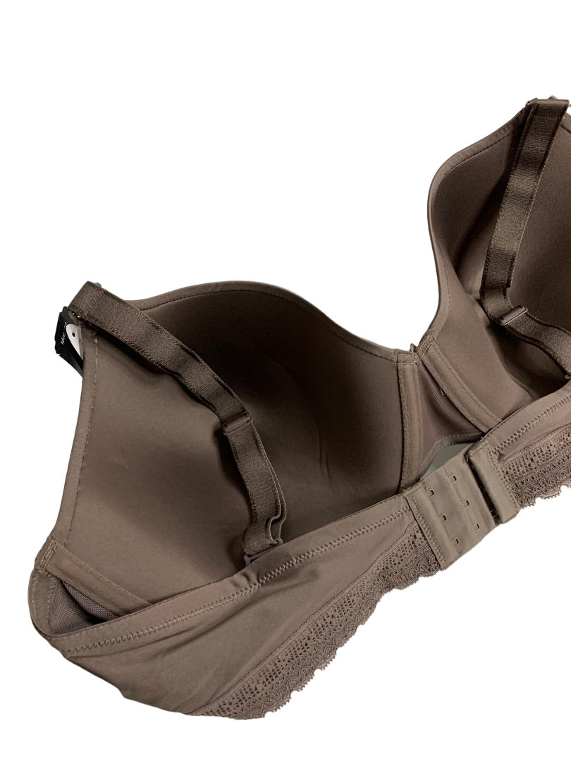 42DDD Paramour Gorgeous Contour New Paddded Underwire Bra Mink Brown 255455