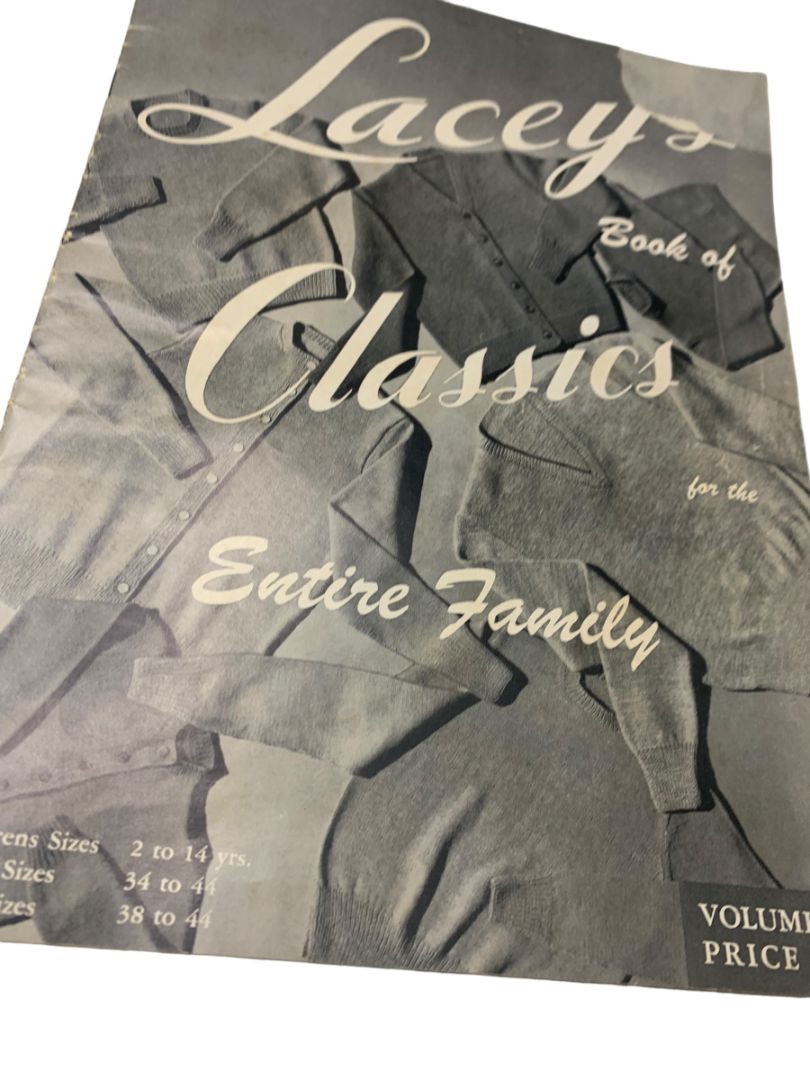 Lacey's Book of Classics for the Entire Family Volume 26 Vintage Knitting Book