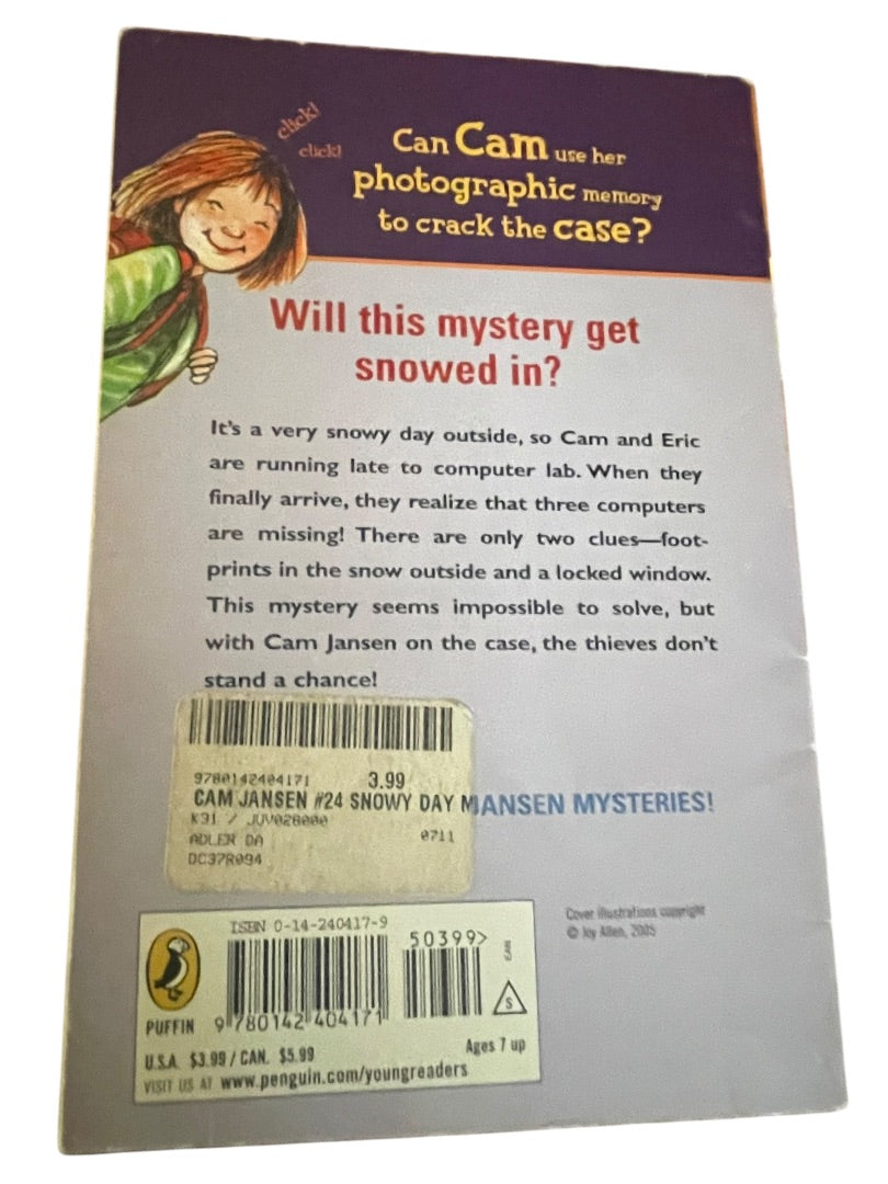 Set of 6 Cam Jansen Paperback Books Scholastic Puffin Mystery Adler