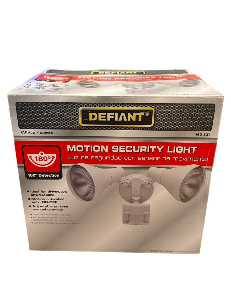 Defiant Motion Sensing Security Light Outdoor Sensors 180 463 837 White