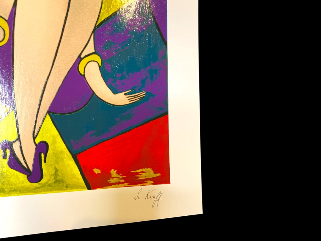 Linda LeKniff Debbie Seriolithograph & COA Numbered Park West Gallery 8.75" x 7"