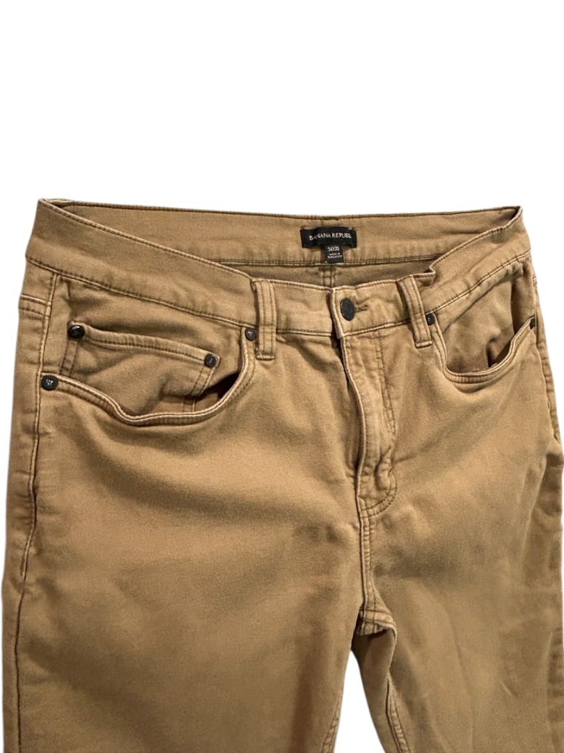 34 x 30 Banana Republic Mens Brown Ponte Knit Pants